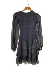 半袖ワンピース/S/ポリエステル/KHK/アニマル/MF280S76S2