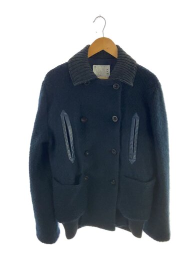 商品画像：ジャケット/2/モヘア/NVY/総柄/15-00877M// 1