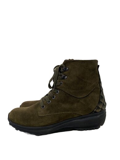 商品画像：XSENSIBLE/ショートブーツ/38/KHK/スウェード/30111 1