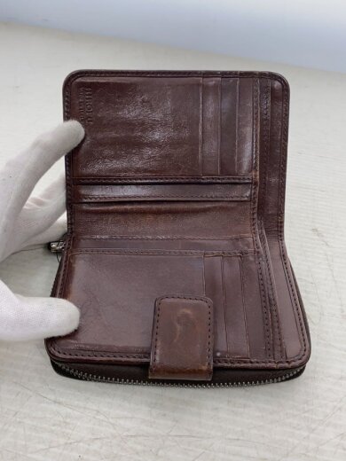 商品画像：2つ折り財布/レザー/BRW/メンズ 4