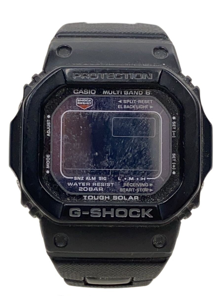 CASIO / ソーラー腕時計・G-SHOCK/デジタル/BLK
