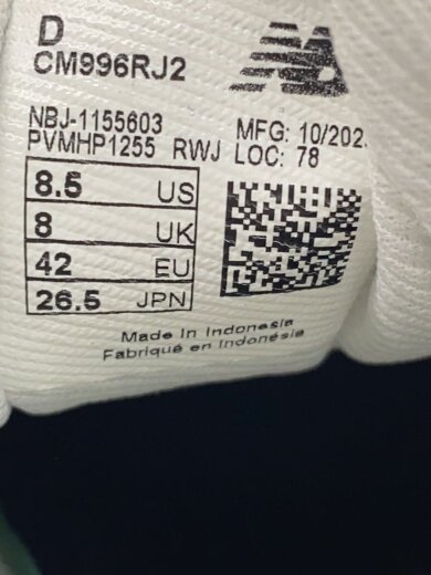 商品画像：ローカットスニーカー/26.5cm/WHT/CM996RJ2 5