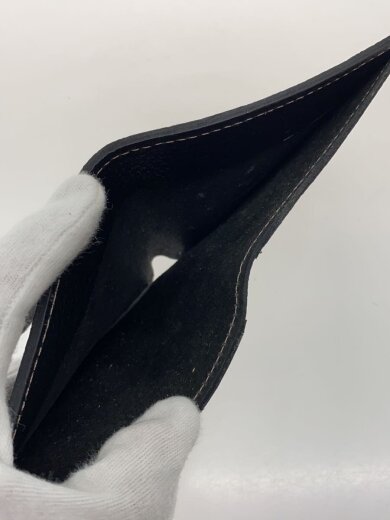 商品画像：PIRRO/2つ折り財布/レザー/BLK/無地/メンズ 5