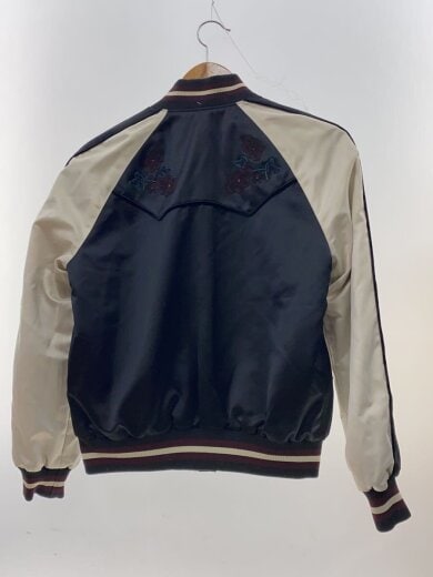 商品画像：スカジャン/--/ポリエステル/BLK/花柄/35015 2