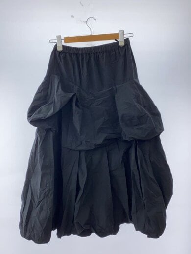 商品画像：24SSロングスカート/38/コットン/BLK/300HS131-1640 2