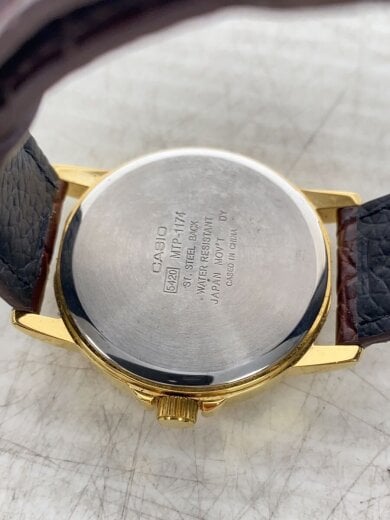 商品画像：クォーツ腕時計_その他/アナログ/レザー/WHT/BRW/SS 3