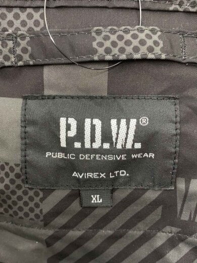 商品画像：ジャケット/XL/ポリエステル/BLK/総柄/6612003// 3