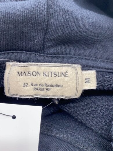 商品画像：ブラック トリコロールフォックス フーディ/パーカー/M/コットン/BLK/無地/au00307km0001 4