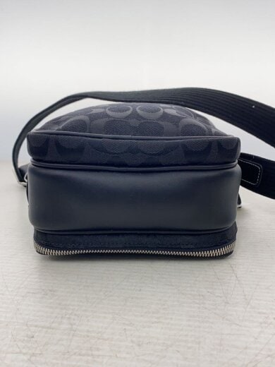 画像：COACHショルダーバッグ_シグネチャー/キャンバス/BLK4