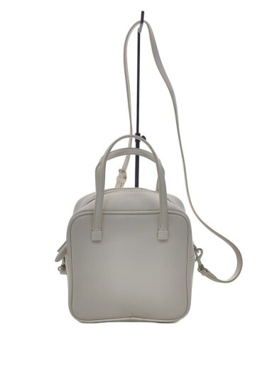 商品画像：ショルダーバッグ/フェイクレザー/WHT 1