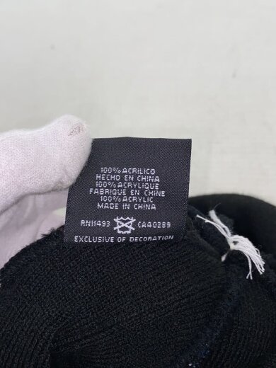 商品画像：ニットキャップ/--/アクリル/BLK/メンズ 5