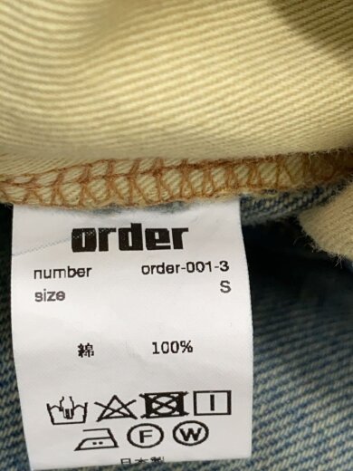 商品画像：ボトム/S/デニム/IDG/無地/ORDER-001-3 5