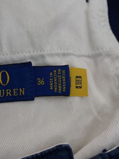 商品画像：ショートパンツ/36/コットン/NVY/無地/W-669 5