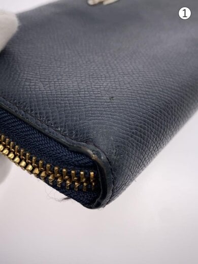 商品画像：長財布/レザー/NVY/無地/レディース// 7