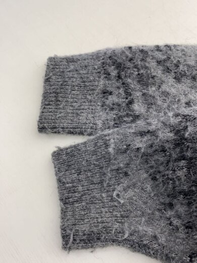 商品画像：カーディガン(厚手)/L/ポリエステル/GRY 6