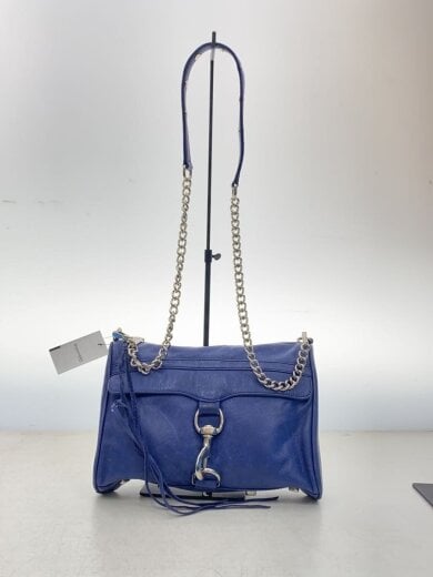 商品画像：ショルダーバッグ/レザー/BLU/無地 3