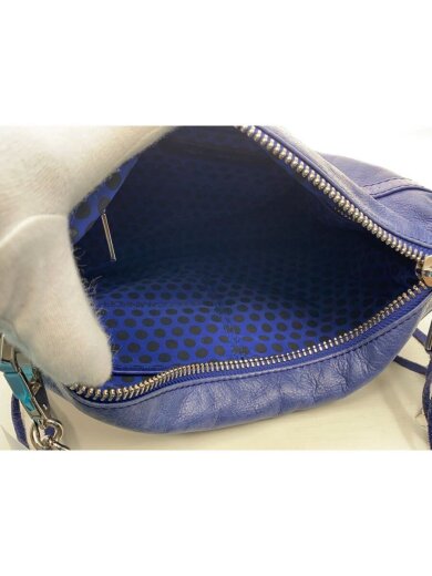 商品画像：ショルダーバッグ/レザー/BLU/無地 6