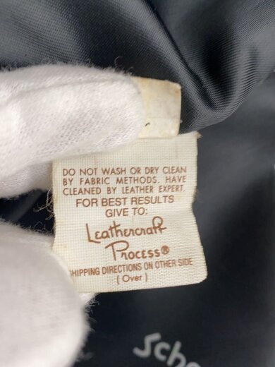 商品画像：立ち襟ライナー付シングルライダースジャケット/36/牛革/BLK/無地 4