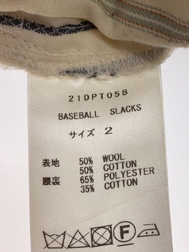 商品画像：ボトム/2/ウール/WHT/無地/21dpt05b 5