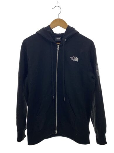 商品画像：SQUARE LOGO FULL ZIP_スクエアロゴフルジップ/L/コットン/BLK/無地 1