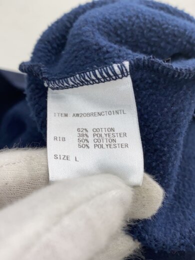商品画像：スウェット/L/コットン/NVY/aw20brenct01ntl/使用感アリ/変色アリ// 4