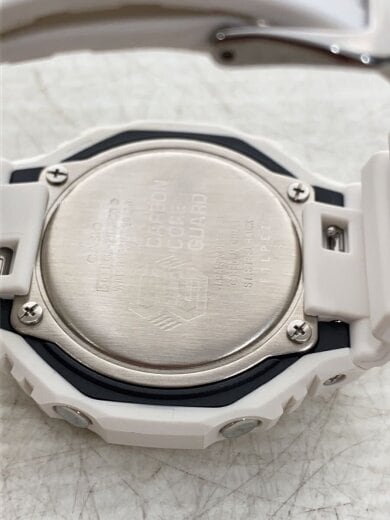 商品画像：腕時計/デジタル/ラバー/WHT/WHT/SS/ga-2100hds 4