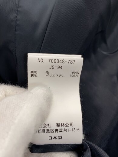 商品画像：コート/1/ウール/NVY/無地/700048-787// 5