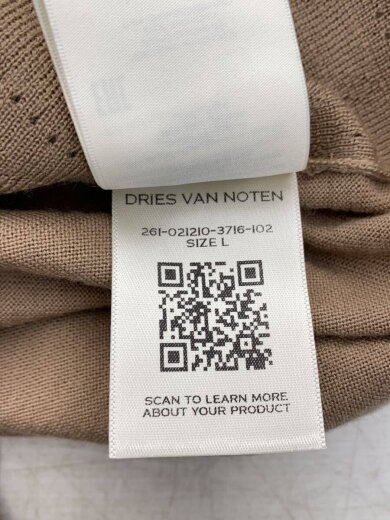 画像：DRIES VAN NOTENポロシャツ/L/ウール/261-021210-3716-1024