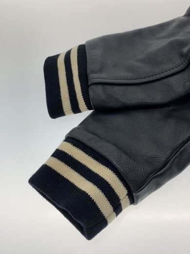 商品画像：スタジャン/M/ウール/GRY/無地/リブ部分毛羽立ち有/裾や袖に若干黄ばみ// 6