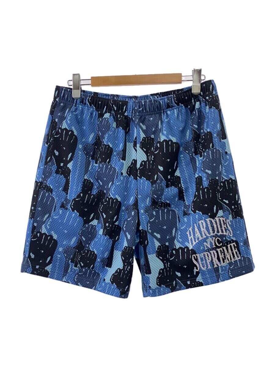 Supreme / 23SS/Hardies Camo Basketball Shorts/ポリエステル/BLU/カモフラ