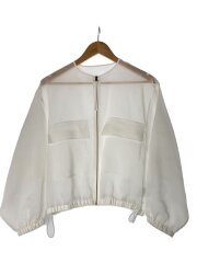 25SS/シアーブルゾン/M/ポリエステル/WHT/12-5204004