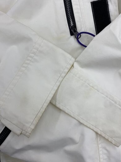 商品画像：ナイロンジャケット/FREE/ナイロン/WHT/無地/522220100901-01/全体的に黄ばみ 6