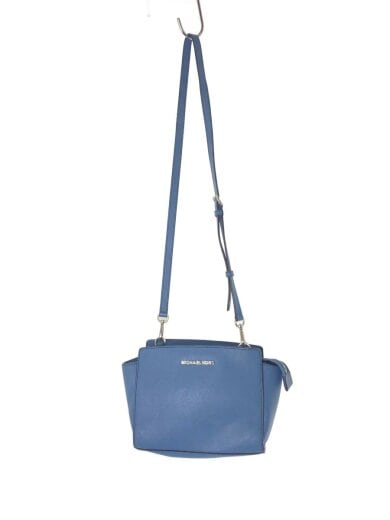 商品画像：ショルダーバッグ/レザー/BLU/30T3SLMM2L 1