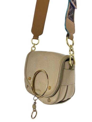 商品画像：内側汚れ有/MARA/ショルダーバッグ/BEG/CHS19WSA29630 2