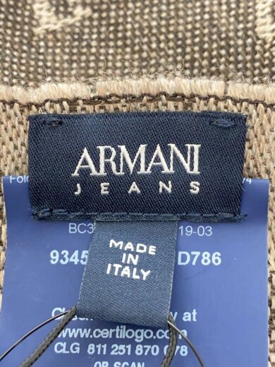 商品画像：ストール/ウール/BRW/総柄/メンズ/934504 2