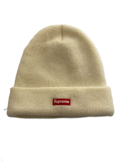 商品画像：ニットキャップ/--/モヘア/WHT/無地/メンズ 1