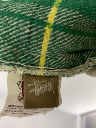 商品画像：長袖シャツ/M/コットン/GRN/チェック 4