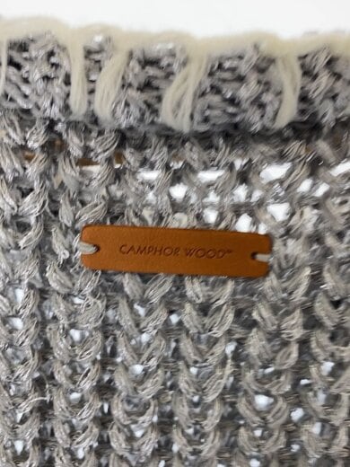 商品画像：sparkle stitching v neck sweater/S/ポリエステル/GRY/無地/CW0076 3