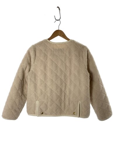 商品画像：ARKLEY/ボアショート/キルティングジャケット/36/ポリエステル/BEG/L212APQCO0050EF 2