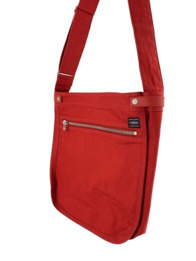 商品画像：ショルダーバッグ/キャンバス/RED/無地/3120C 2