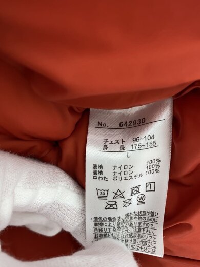 商品画像：Batting Down Vest/L/ナイロン/BRW/642930 4