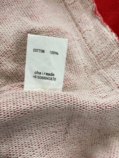 商品画像：CHAIRMADE/スウェット/47/コットン/RED/501CNP 5