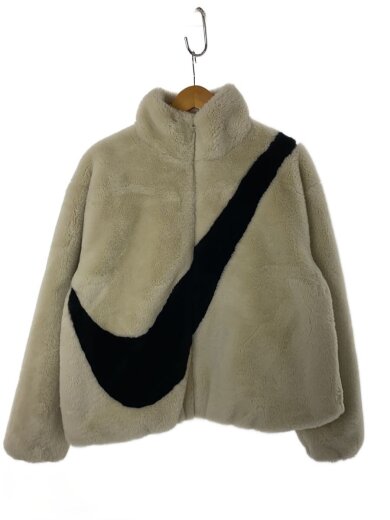 商品画像：エコファービッグスウッシュフリースジャケット/L/ポリエステル/IVO/CU6559-238 1