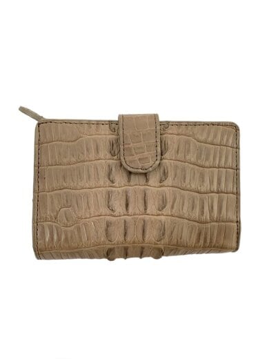 商品画像：2つ折り財布/レザー/BEG/レディース 1