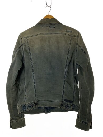 商品画像：Gジャン/ダメージ加工/M/コットン/IDG/無地 2