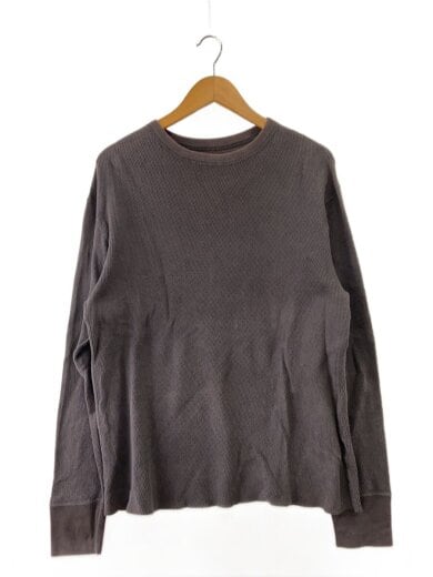 商品画像：スビンコットンワッフルロンT/4/コットン/GRY/CSLM-119M// 1