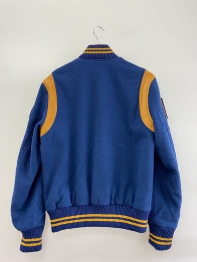 商品画像：22AW/アップリケヴァーシティジャケット/L/ウール/BLK/02223AB08 2