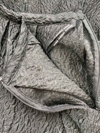 商品画像：ふくれジャガードフレアスカート/36/ポリエステル/BLK/0302-060-204 C 3