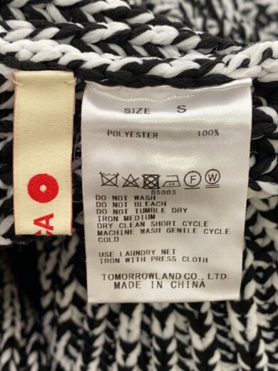 商品画像：エコリリーベアトップニット/S/ポリエステル/BLK/35-02-34-02102 3