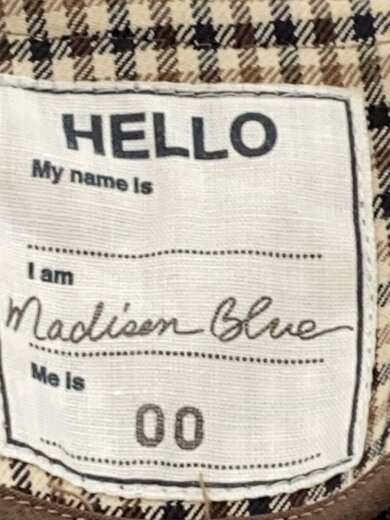 商品画像：ロングスカート/XS/ポリエステル/BRW/ギンガムCK/MB201-6026 5